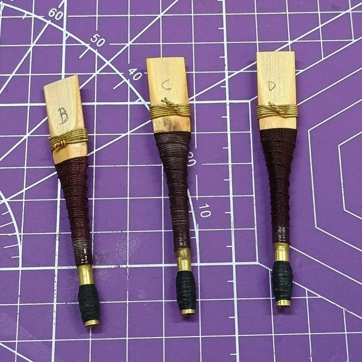 Caña a medida para uilleann pipes de Andreas Rogge