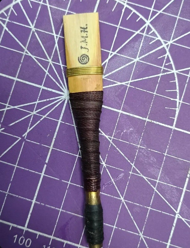 Caña a medida para uilleann pipes de Andreas Rogge
