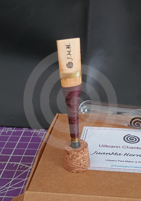 Uilleann chanter reed for D chanters